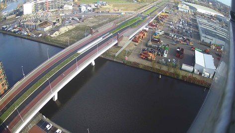 Timelapse Brug Duivendrechtsevaart Amsterdam