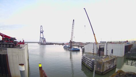 Timelapse Afsluitdijk Den Oever / Kornwerderzand