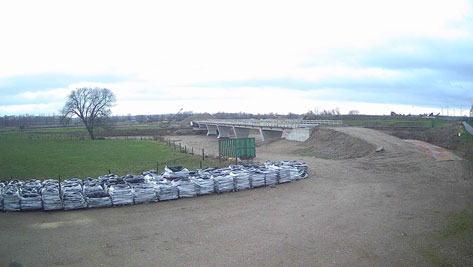 Timelapse Hoogwaterbrug Maasband