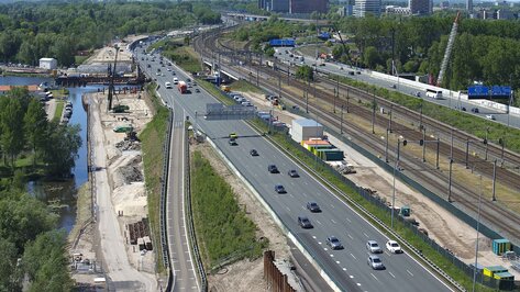 Webcam Knooppunt De Nieuwe Meer Amsterdam