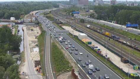 Webcam Knooppunt De Nieuwe Meer Amsterdam