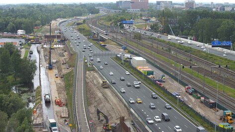 Webcam Knooppunt De Nieuwe Meer Amsterdam
