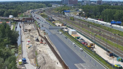Webcam Knooppunt De Nieuwe Meer Amsterdam