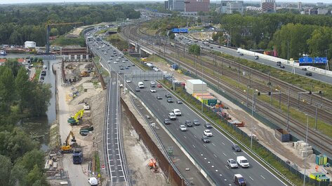 Webcam Knooppunt De Nieuwe Meer Amsterdam
