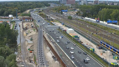 Webcam Knooppunt De Nieuwe Meer Amsterdam
