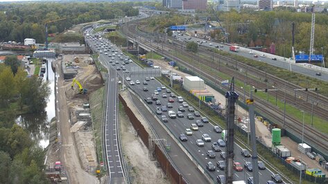 Webcam Knooppunt De Nieuwe Meer Amsterdam