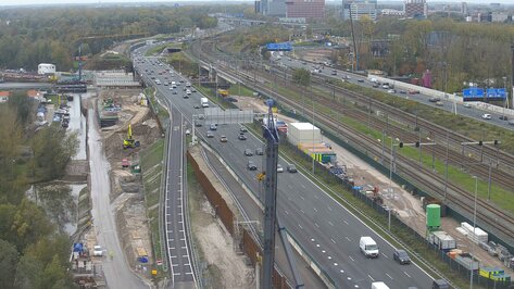 Webcam Knooppunt De Nieuwe Meer Amsterdam