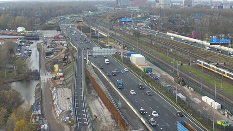 Webcam Knooppunt De Nieuwe Meer Amsterdam