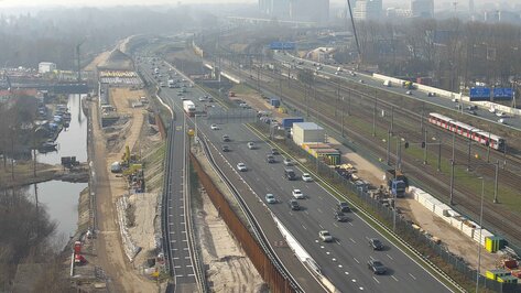 Webcam Knooppunt De Nieuwe Meer Amsterdam