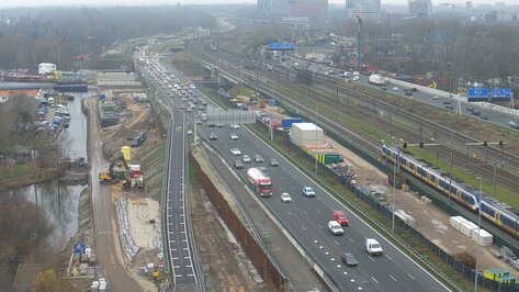 Webcam Knooppunt De Nieuwe Meer Amsterdam