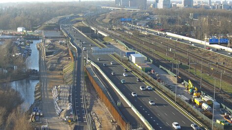 Webcam Knooppunt De Nieuwe Meer Amsterdam