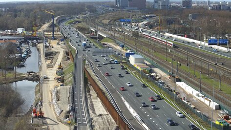 Webcam Knooppunt De Nieuwe Meer Amsterdam