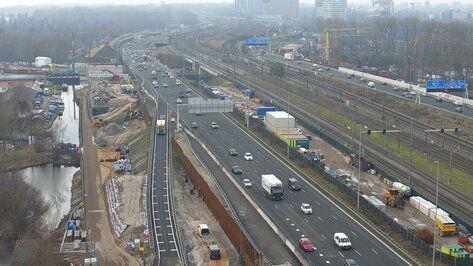 Webcam Knooppunt De Nieuwe Meer Amsterdam