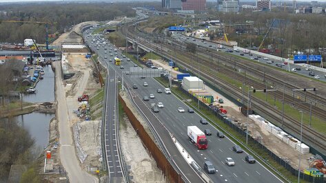 Webcam Knooppunt De Nieuwe Meer Amsterdam