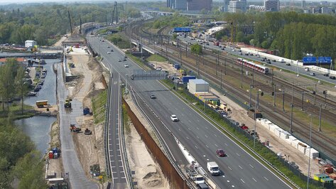 Webcam Knooppunt De Nieuwe Meer Amsterdam