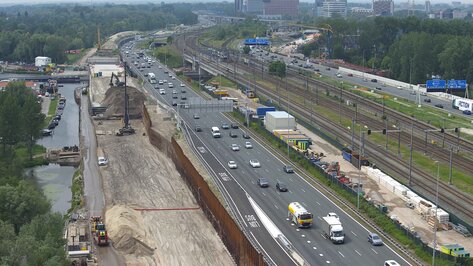 Webcam Knooppunt De Nieuwe Meer Amsterdam