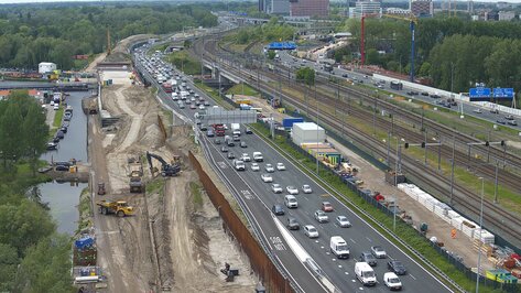 Webcam Knooppunt De Nieuwe Meer Amsterdam