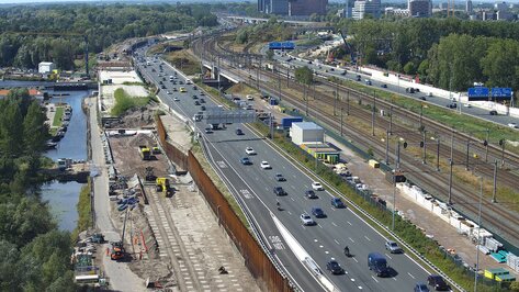 Webcam Knooppunt De Nieuwe Meer Amsterdam