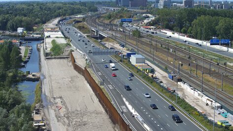 Webcam Knooppunt De Nieuwe Meer Amsterdam