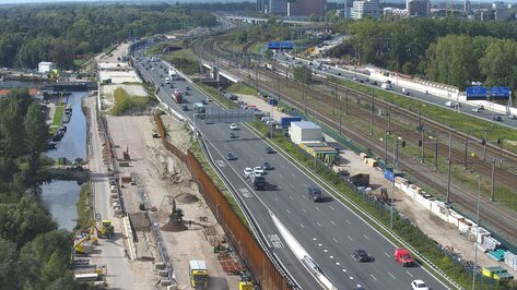 Webcam Knooppunt De Nieuwe Meer Amsterdam