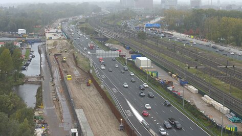Webcam Knooppunt De Nieuwe Meer Amsterdam