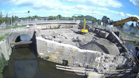 Webcam Sluizencomplex Halfweg