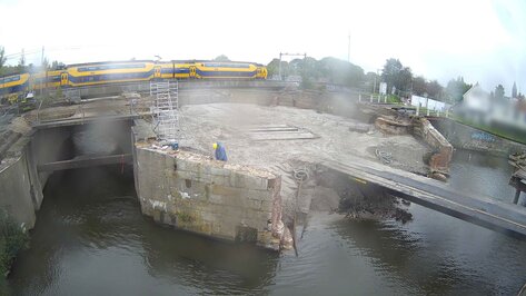 Webcam Sluizencomplex Halfweg