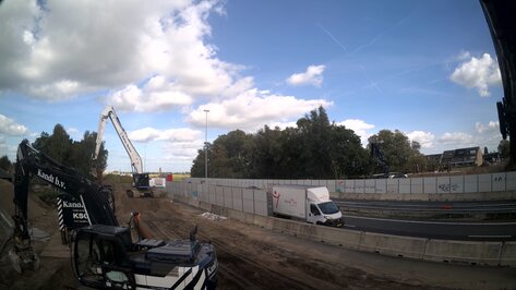 Webcam Viaduct Dorpsweg (A27) Hoogblokland