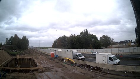 Webcam Viaduct Dorpsweg (A27) Hoogblokland