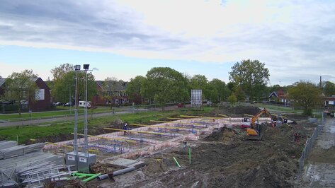 Webcam Appartementen A.T. Voslaan Appingedam