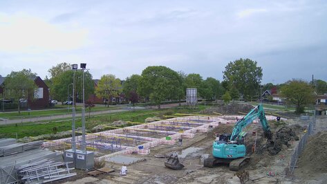Webcam Appartementen A.T. Voslaan Appingedam