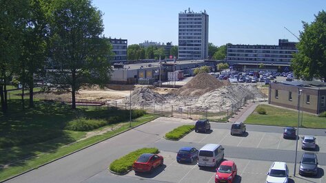 Webcam Wijkcentrum en ALDI Emmen