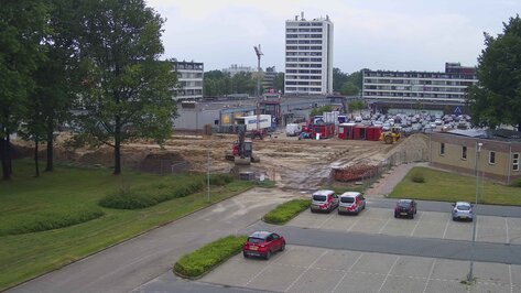 Webcam Wijkcentrum en ALDI Emmen