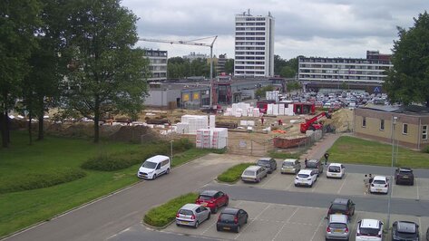 Webcam Wijkcentrum en ALDI Emmen