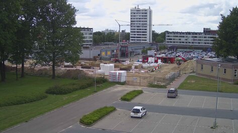 Webcam Wijkcentrum en ALDI Emmen