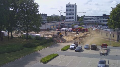 Webcam Wijkcentrum en ALDI Emmen