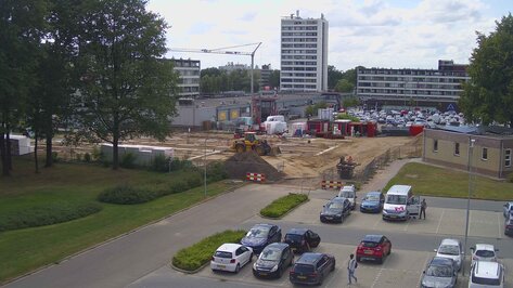 Webcam Wijkcentrum en ALDI Emmen