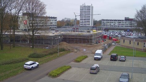 Webcam Wijkcentrum en ALDI Emmen