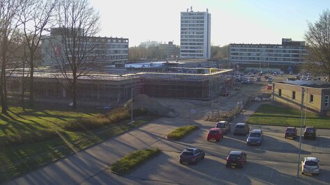 Webcam Wijkcentrum en ALDI Emmen