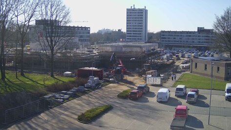 Webcam Wijkcentrum en ALDI Emmen