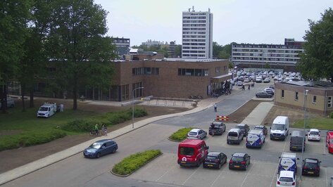 Webcam Wijkcentrum en ALDI Emmen