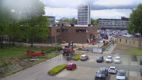 Webcam Wijkcentrum en ALDI Emmen