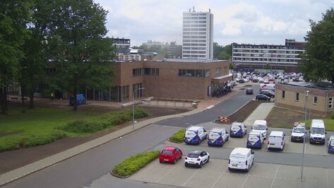 Webcam Wijkcentrum en ALDI Emmen