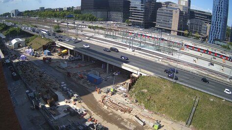 Webcam Zuidasdok Amsterdam