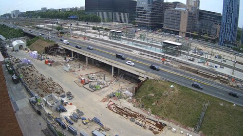 Webcam Zuidasdok Amsterdam