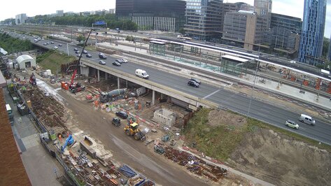 Webcam Zuidasdok Amsterdam