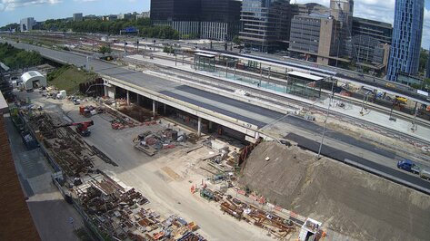 Webcam Zuidasdok Amsterdam