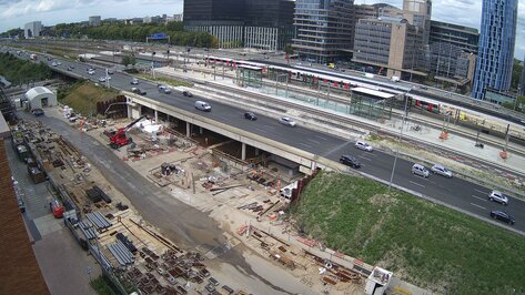 Webcam Zuidasdok Amsterdam