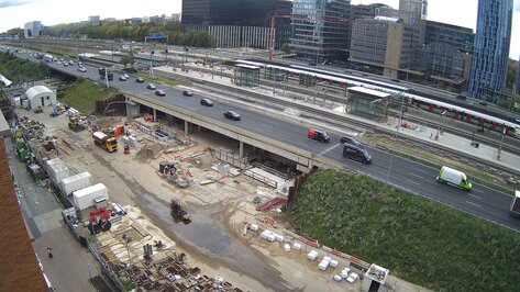 Webcam Zuidasdok Amsterdam
