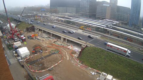 Webcam Zuidasdok Amsterdam
